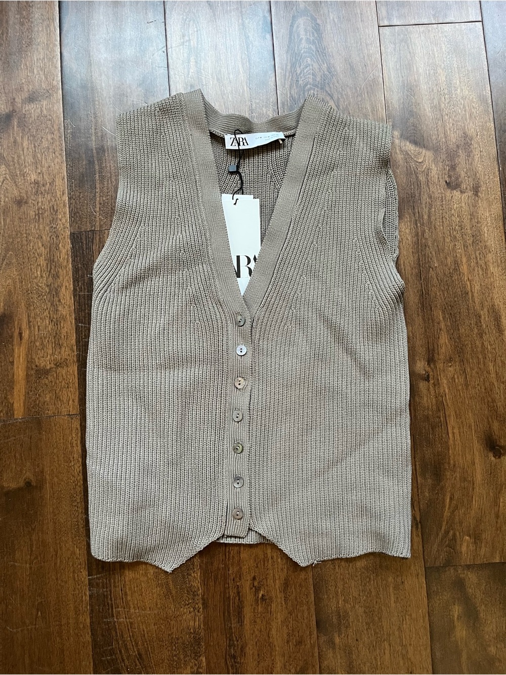Zara Sleeveless Ribbed Vest